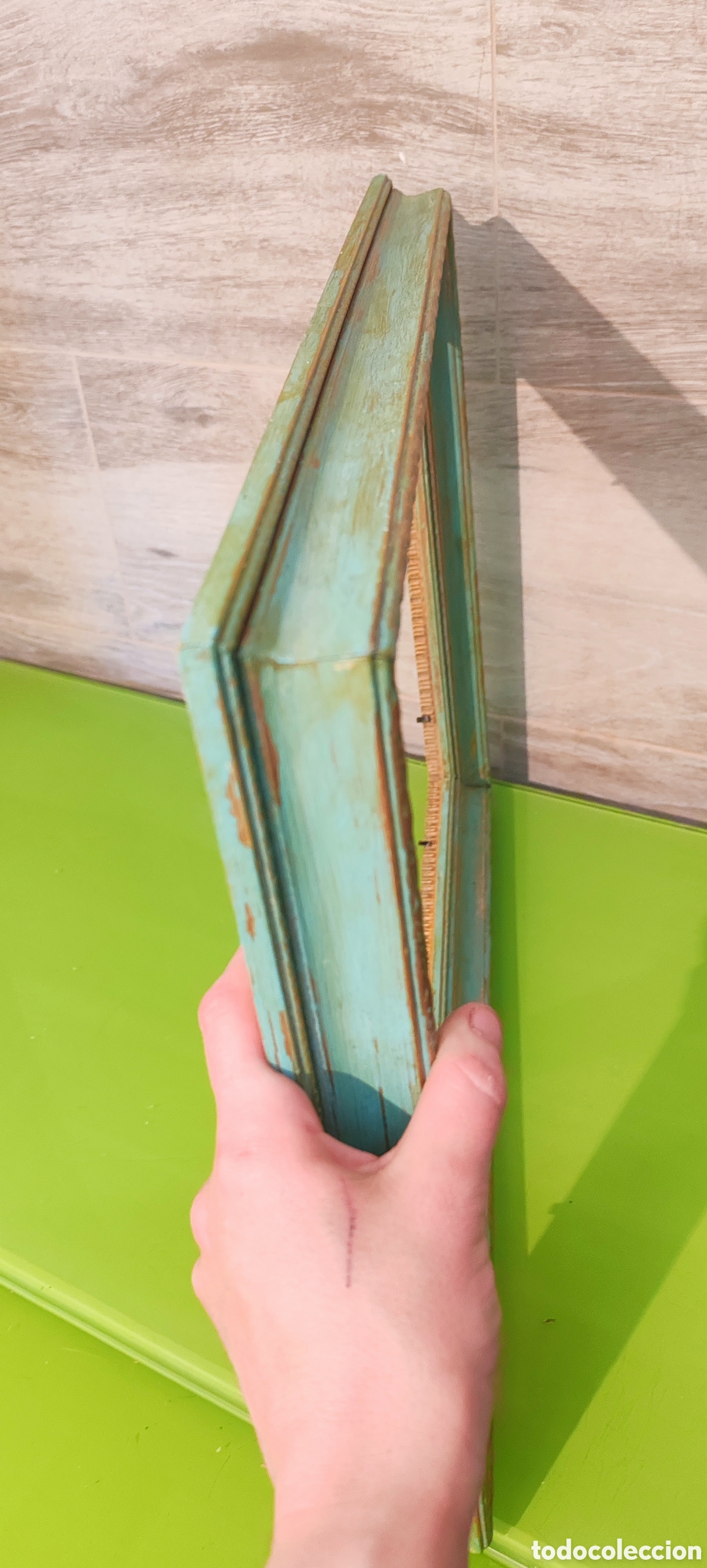 Antig&uuml;edades: Marco dorado y turquesa - Foto 6