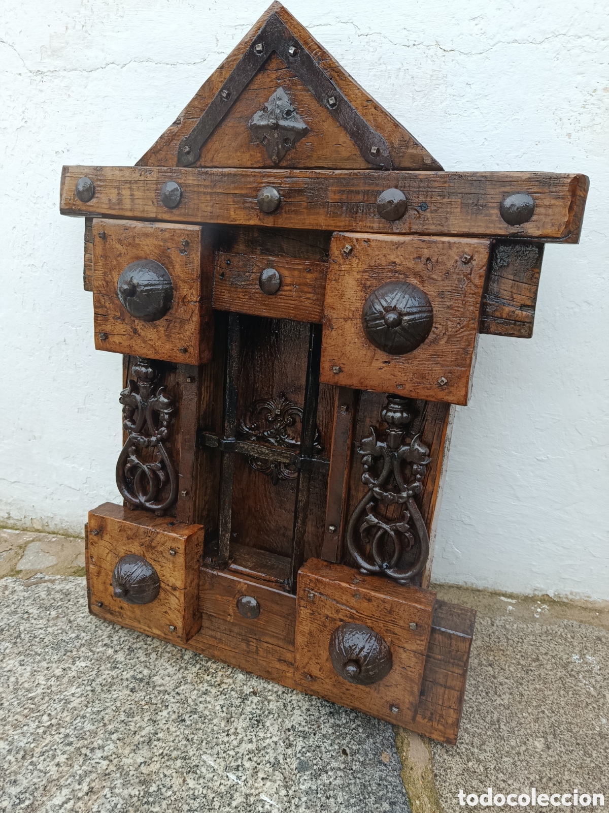 Antig&uuml;edades: Reja de madera y forja - Foto 4
