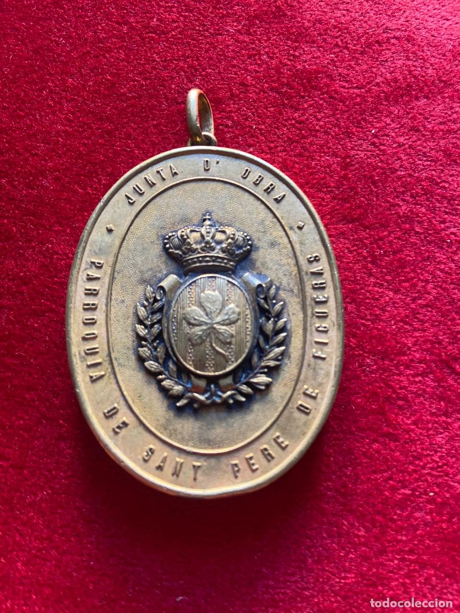 Antig&uuml;edades: Medalla Religiosa Figueras - Foto 2