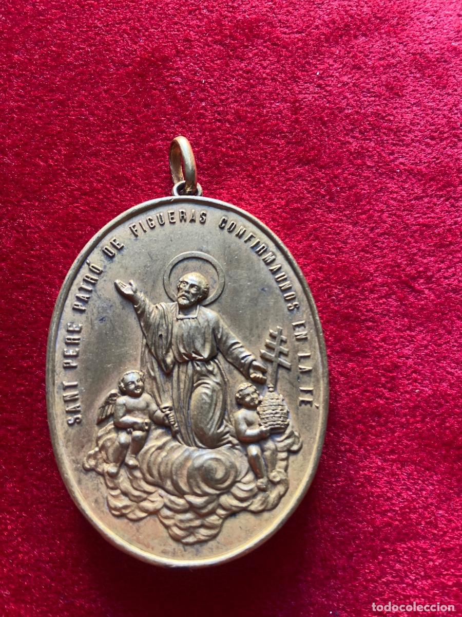 Antig&uuml;edades: Medalla Religiosa Figueras - Foto 3