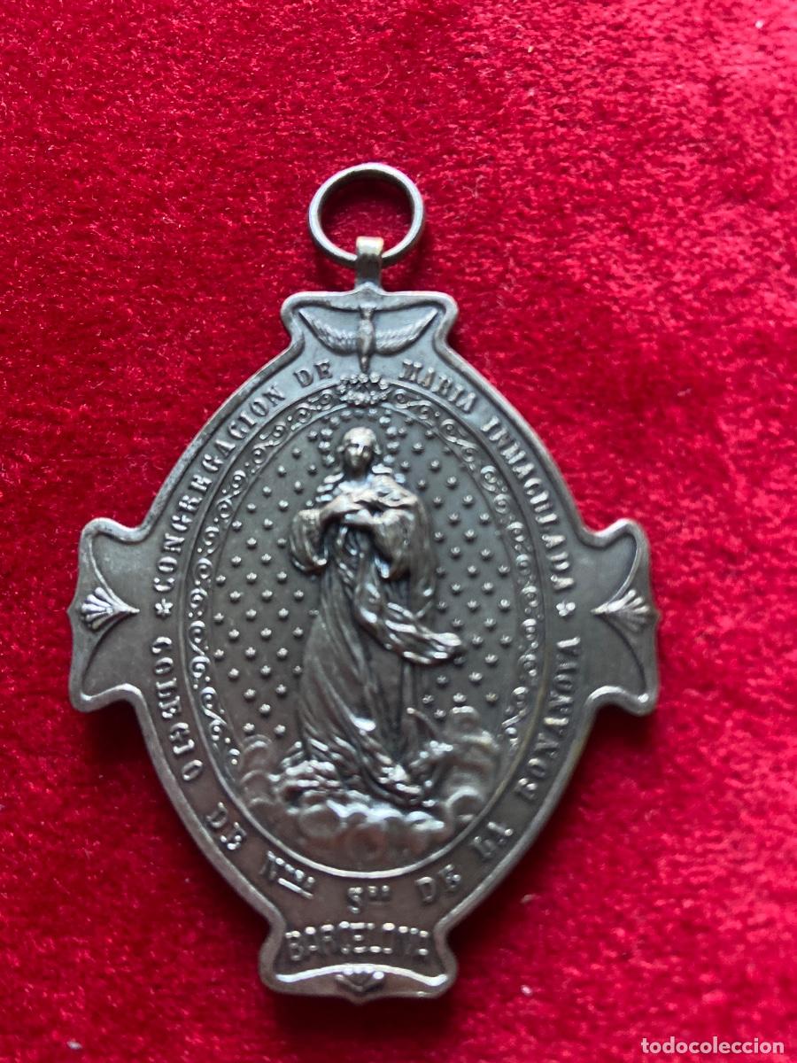 Antig&uuml;edades: Medalla Religiosa Barcelona - Foto 1