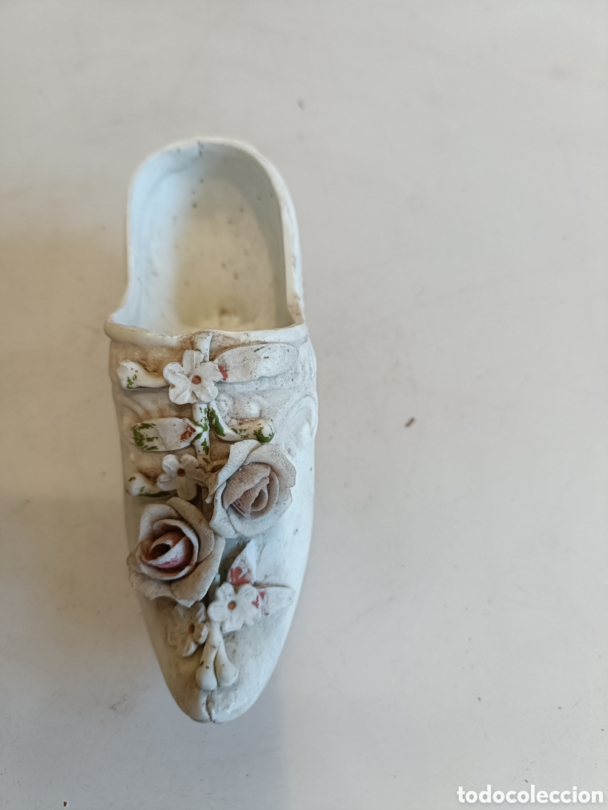 Antig&uuml;edades: Zapato de biscuit antiguo - Foto 2