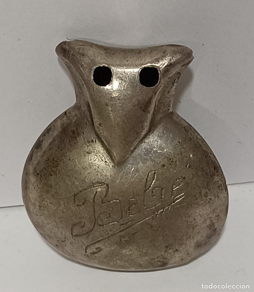 Antig&uuml;edades: CASCABEL DE PLATA GRABADO - Foto 3