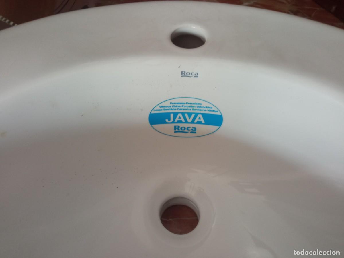Antig&uuml;edades: Lavabo JAVA blanco Roca - Foto 2