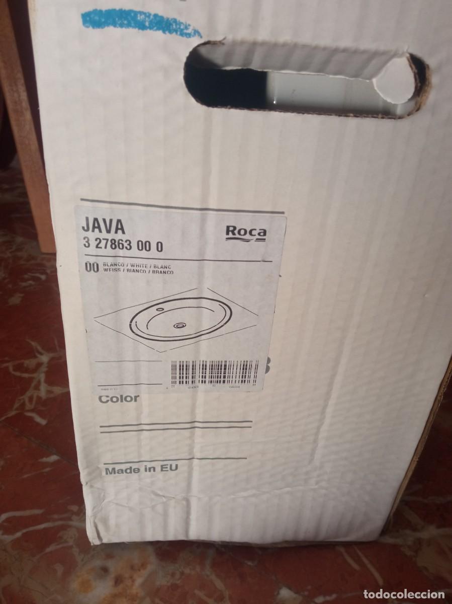 Antig&uuml;edades: Lavabo JAVA blanco Roca - Foto 6