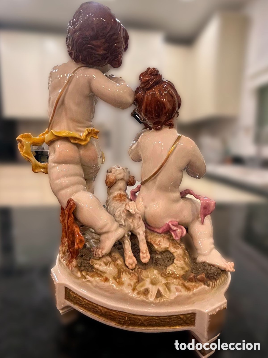 Antig&uuml;edades: Figure Algora &Aacute;ngeles m&uacute;sucos - Foto 2