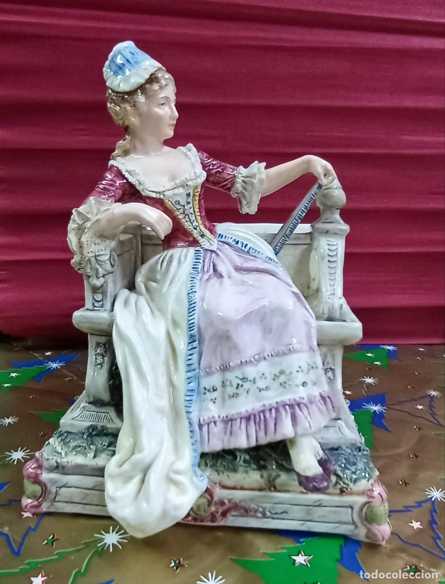 Antig&uuml;edades: SE&Ntilde;ORA DE &Eacute;POCA DE PORCELANA - Foto 3