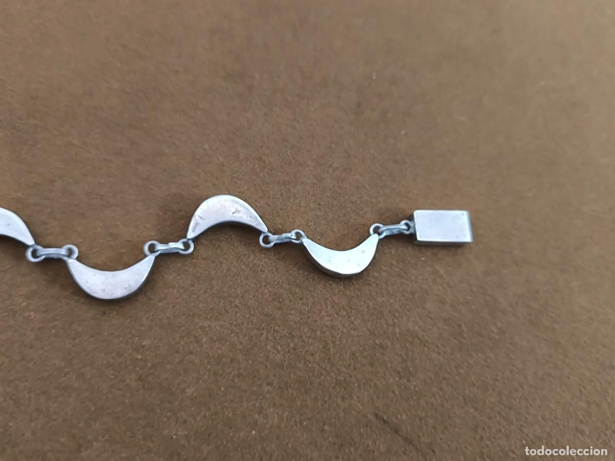 Antig&uuml;edades: PULSERA REALIZADA EN PLATA Y LAPISLAZULI - Foto 7