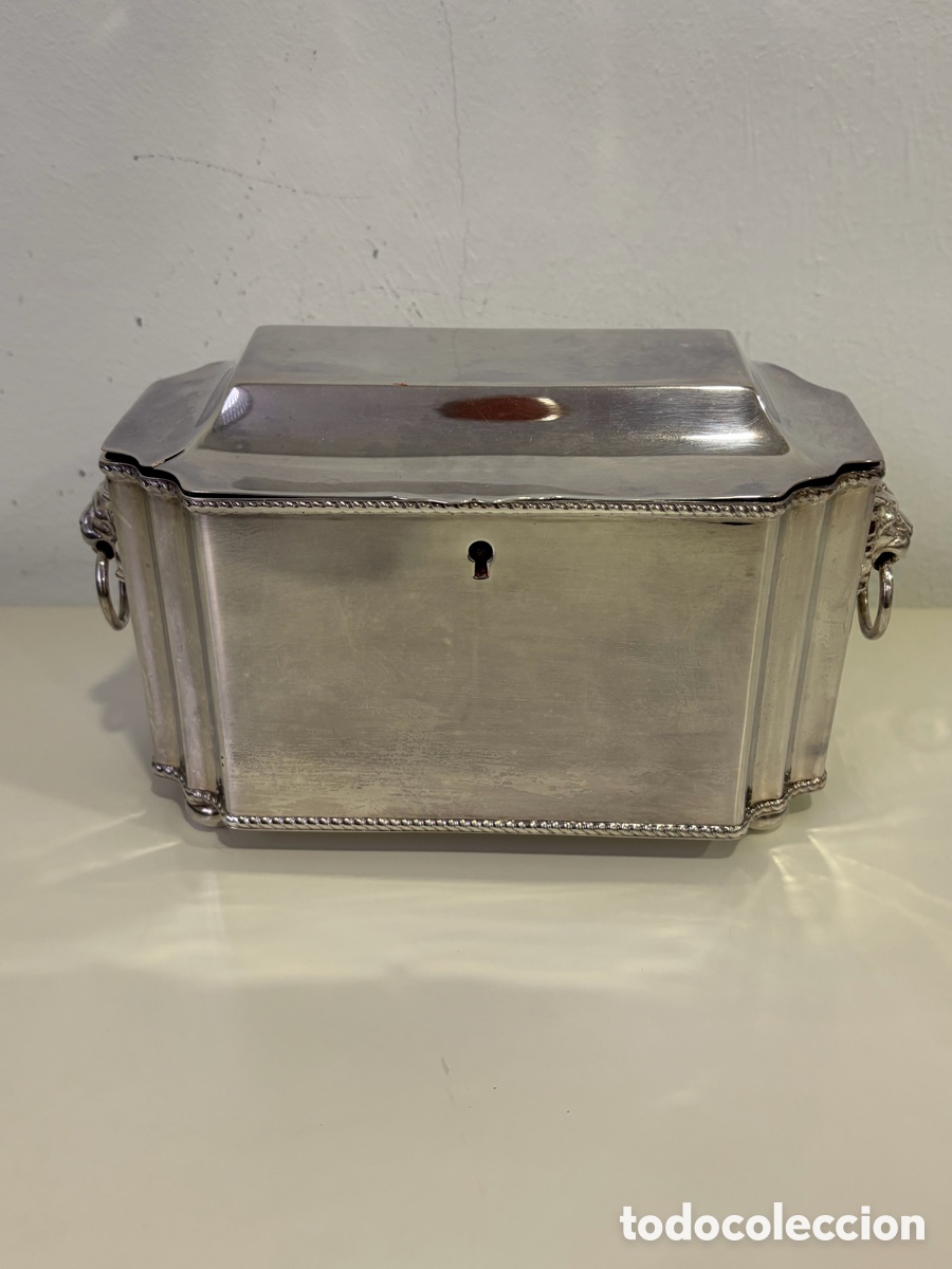 Antig&uuml;edades: Tee caddy. Silver plated. - Foto 1
