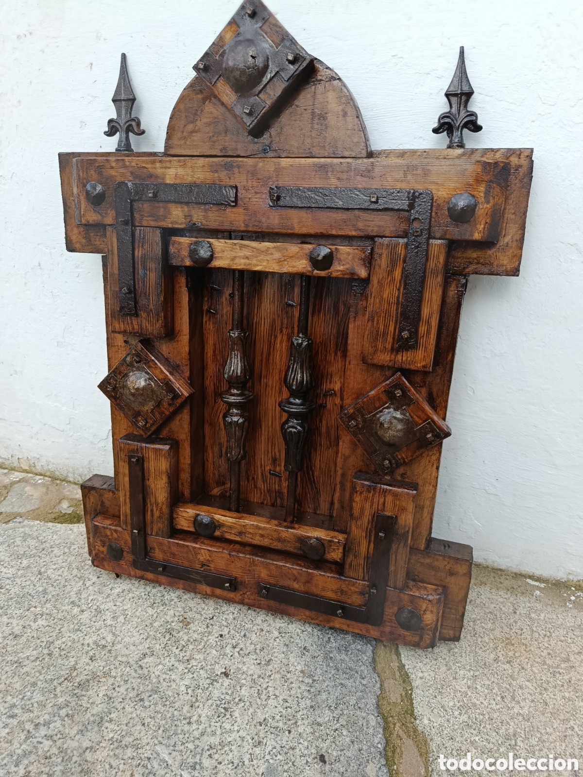 Antig&uuml;edades: Reja de madera y forja - Foto 5