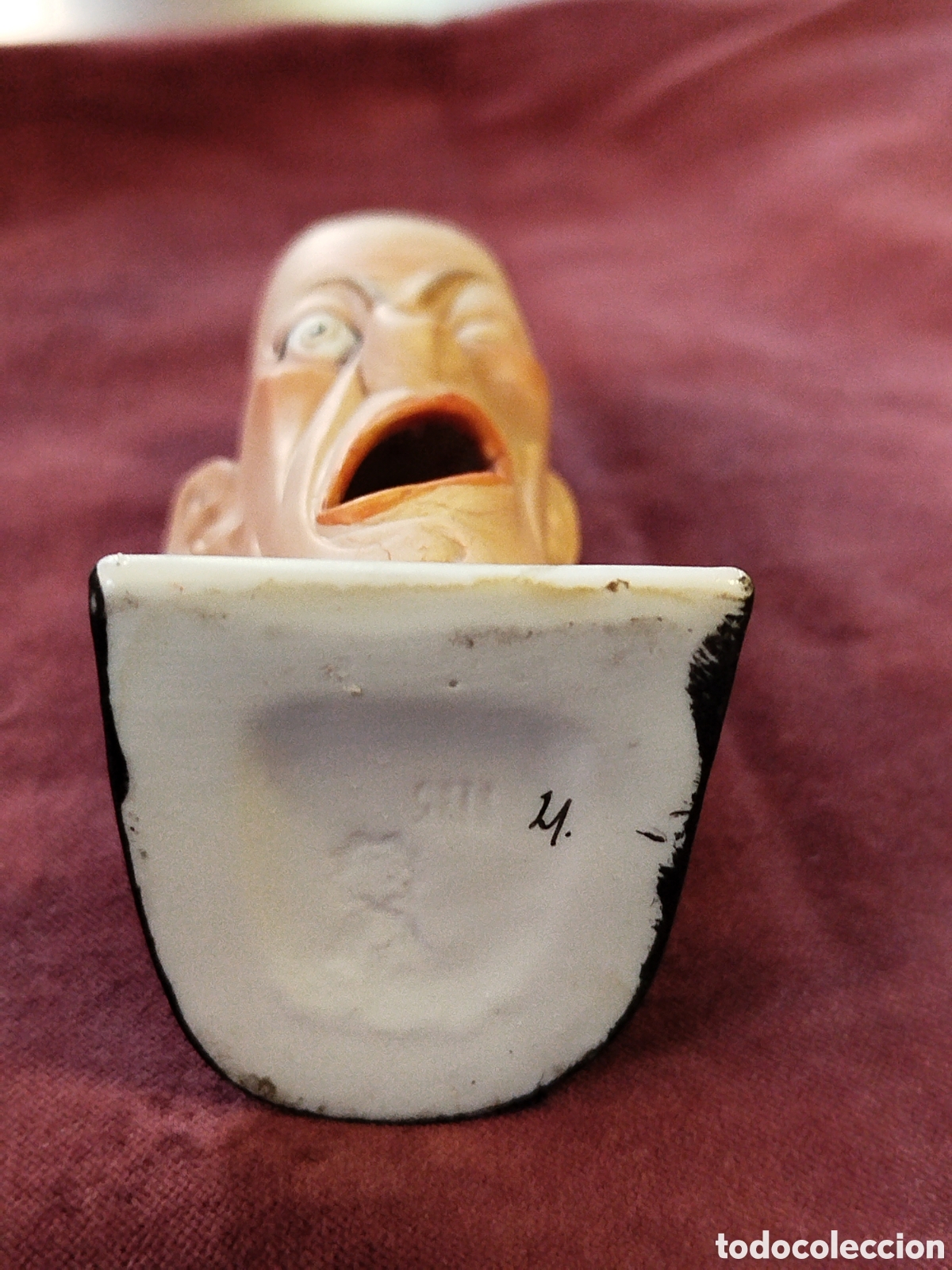 Antig&uuml;edades: Figura de biscuit palillero - Foto 5