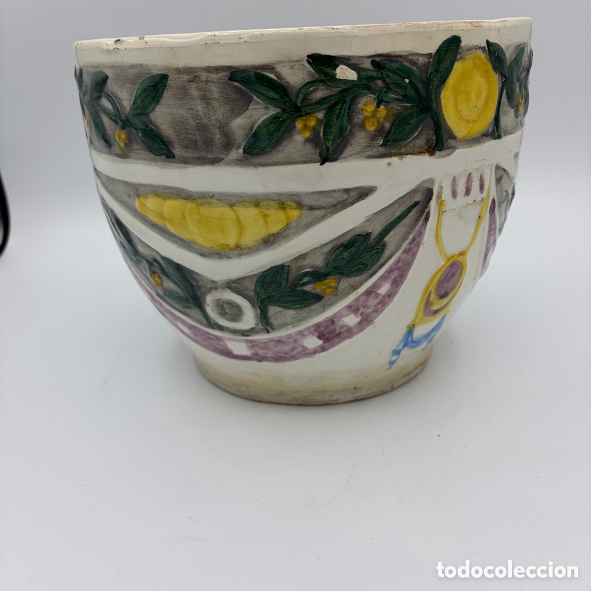 Antig&uuml;edades: Macetero de cer&aacute;mica - Foto 4