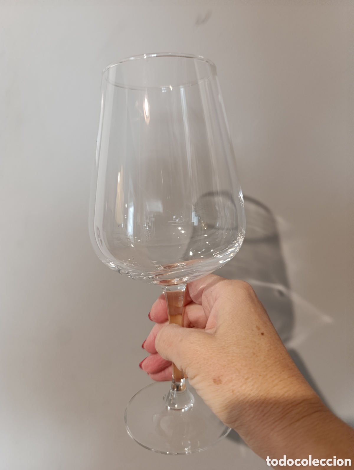 Antig&uuml;edades: Copas de vino Borgo&ntilde;a (docena) - Foto 3