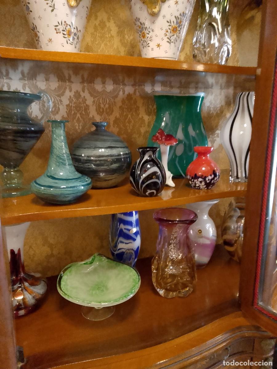 Antig&uuml;edades: VITRINA ESTILO FRANCES -MARQUETERIA - - Foto 9