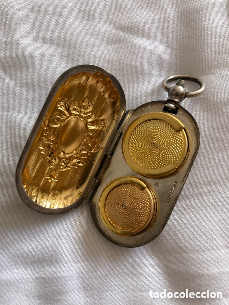 Antig&uuml;edades: Monedero del siglo XIX en plata. - Foto 2