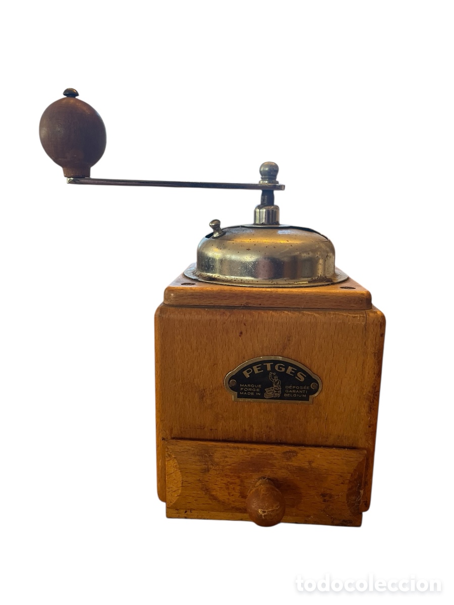 Oggetti Antichi: Antiguo molinillo de caf&eacute; Petges. B&eacute;lgica