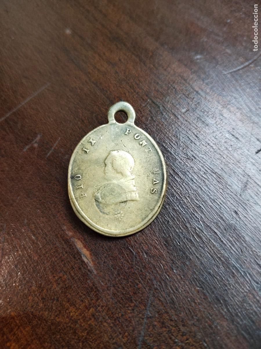 Antig&uuml;edades: Antigua Medalla de P&iacute;o IX. - Foto 1