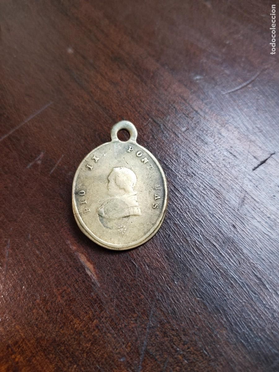 Antig&uuml;edades: Antigua Medalla de P&iacute;o IX. - Foto 2