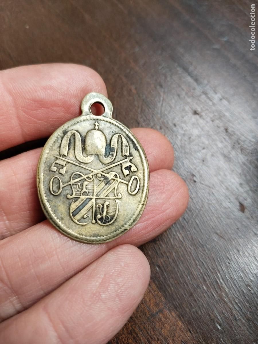 Antig&uuml;edades: Antigua Medalla de P&iacute;o IX. - Foto 4