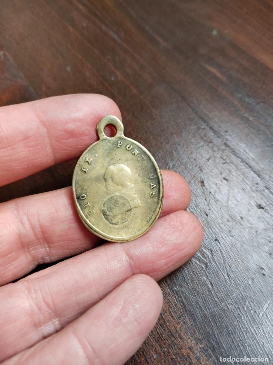 Antig&uuml;edades: Antigua Medalla de P&iacute;o IX. - Foto 6