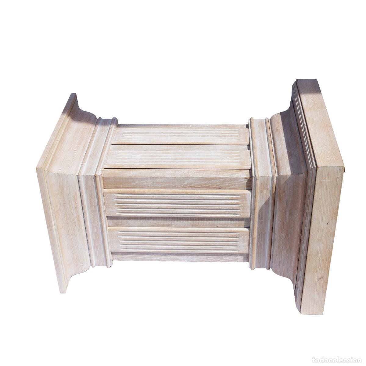 Antig&uuml;edades: Par de columnas - estilo vintage - madera maciza - Foto 10