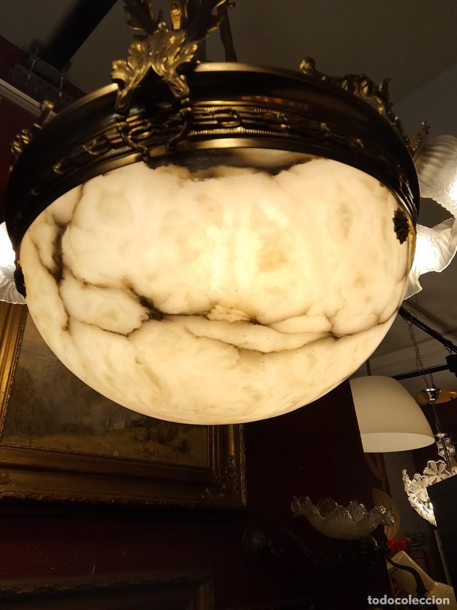 Antig&uuml;edades: lampara de techo francesa -9 luces- - Foto 8