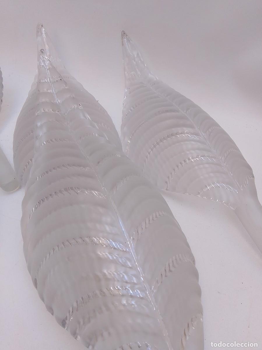 Antig&uuml;edades: hojas de cristal -conjunto de 7 piezas- - Foto 3