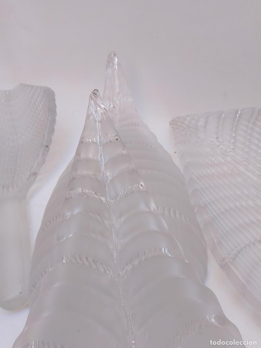 Antig&uuml;edades: hojas de cristal -conjunto de 7 piezas- - Foto 4