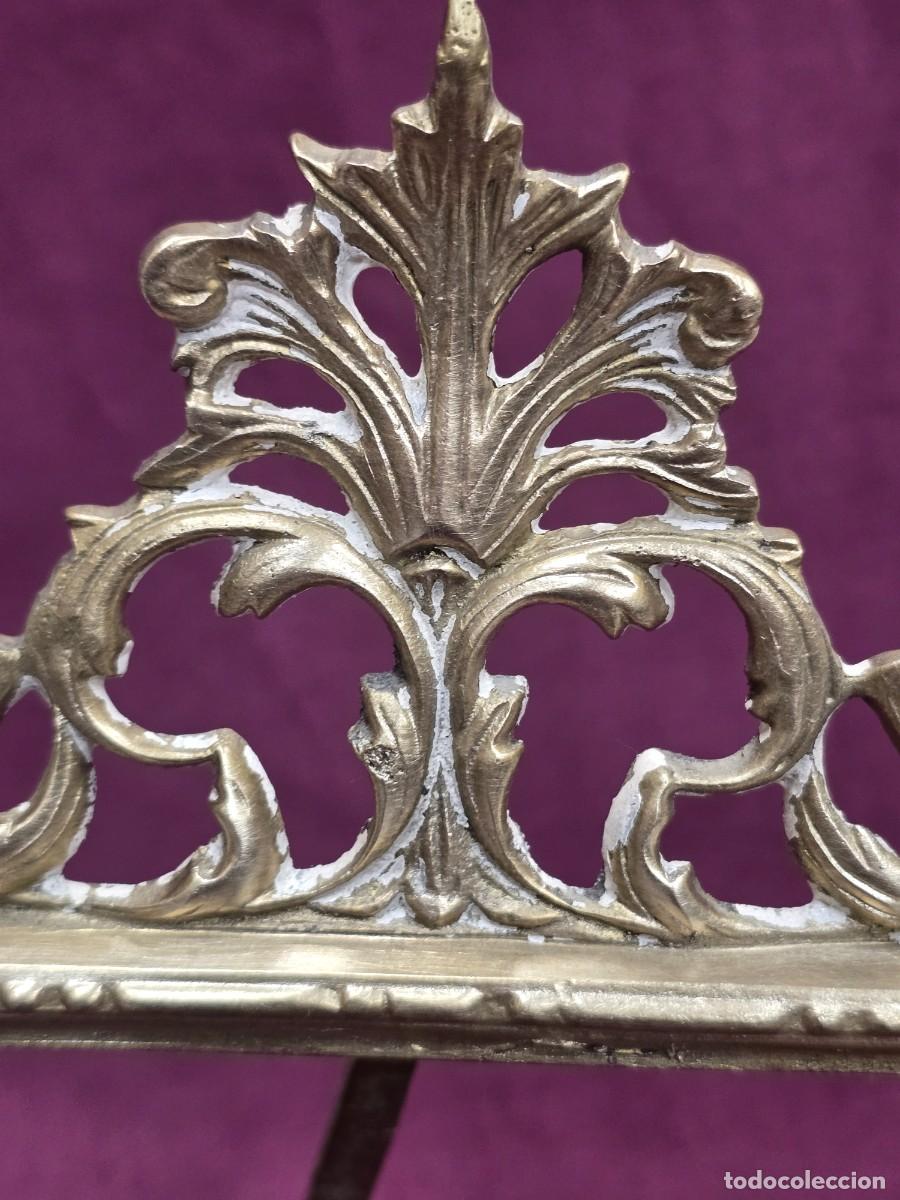Antig&uuml;edades: MARCO DE BRONCE REPUJADO - Foto 5