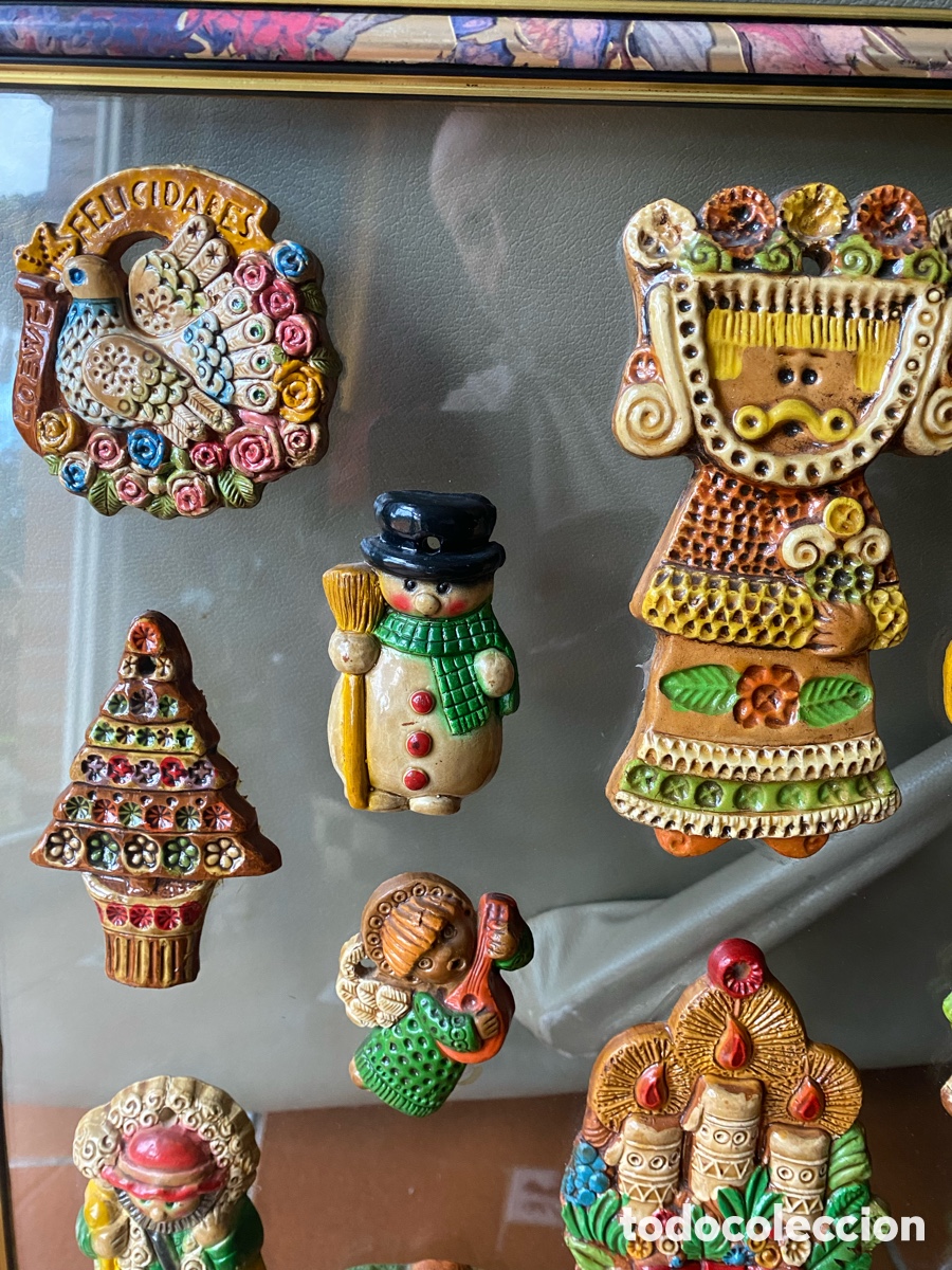 Antig&uuml;edades: Cuadro figuritas cer&aacute;mica Loewe - Foto 2