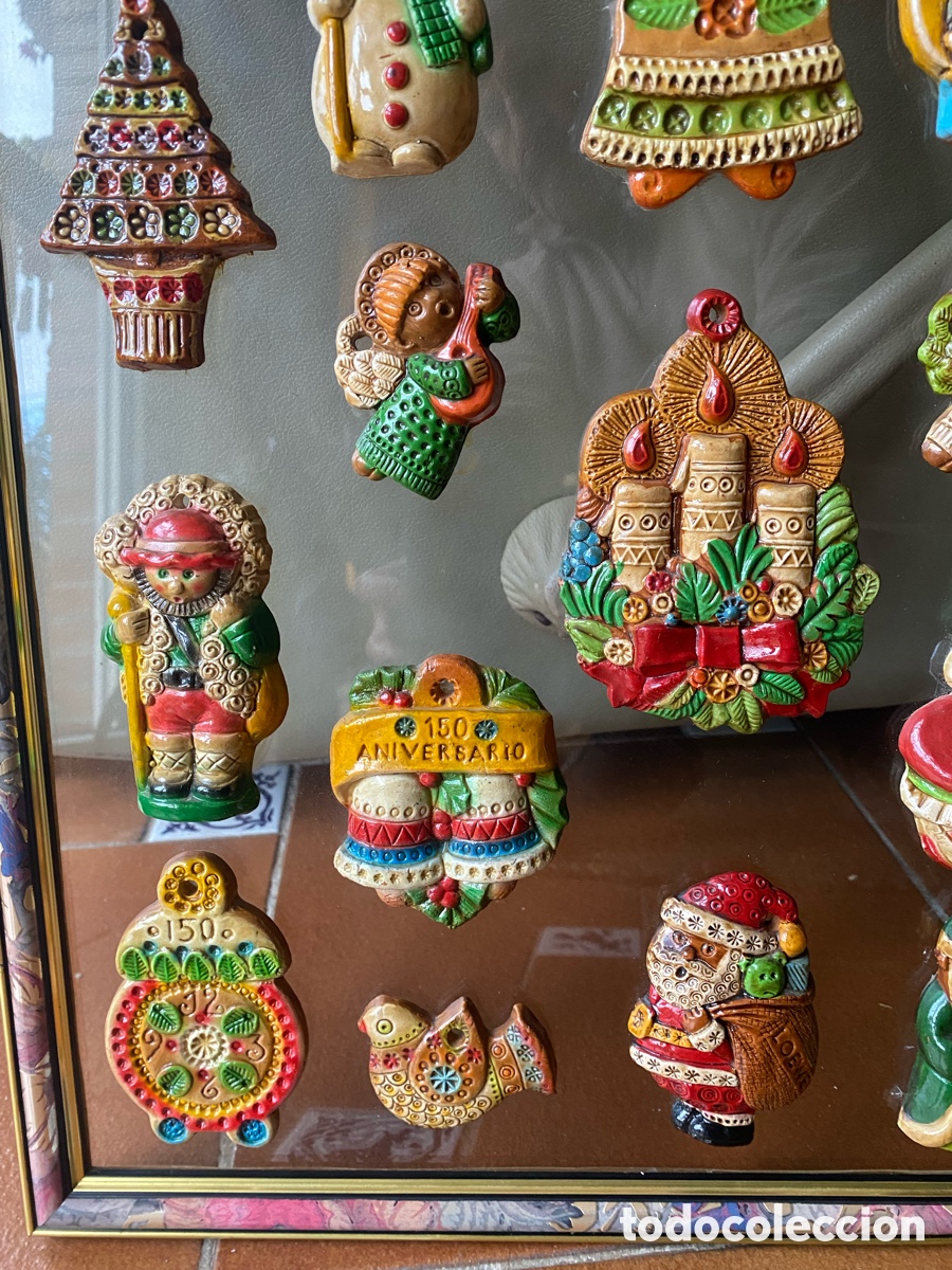 Antig&uuml;edades: Cuadro figuritas cer&aacute;mica Loewe - Foto 4