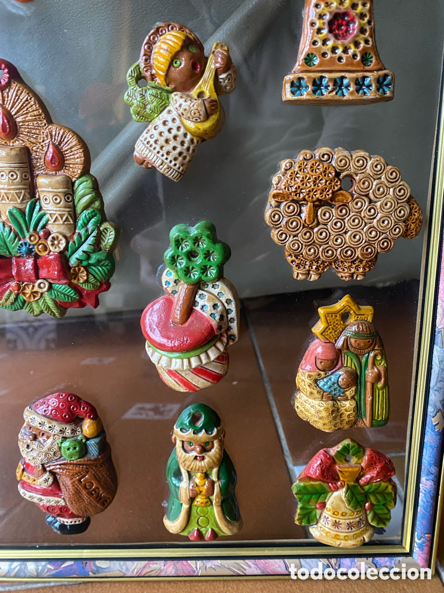 Antig&uuml;edades: Cuadro figuritas cer&aacute;mica Loewe - Foto 5