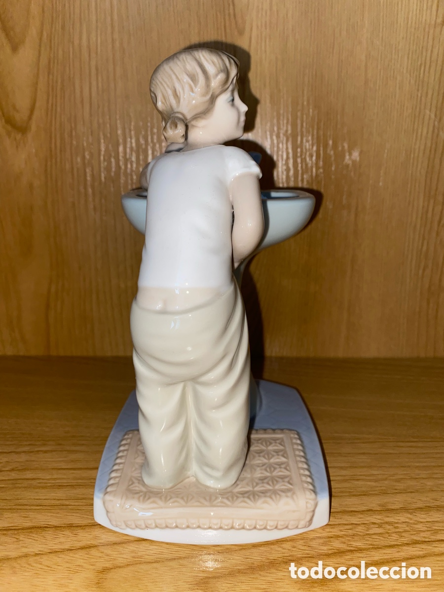 Antig&uuml;edades: Ni&ntilde;o en el lavabo de LLADRO - Foto 5