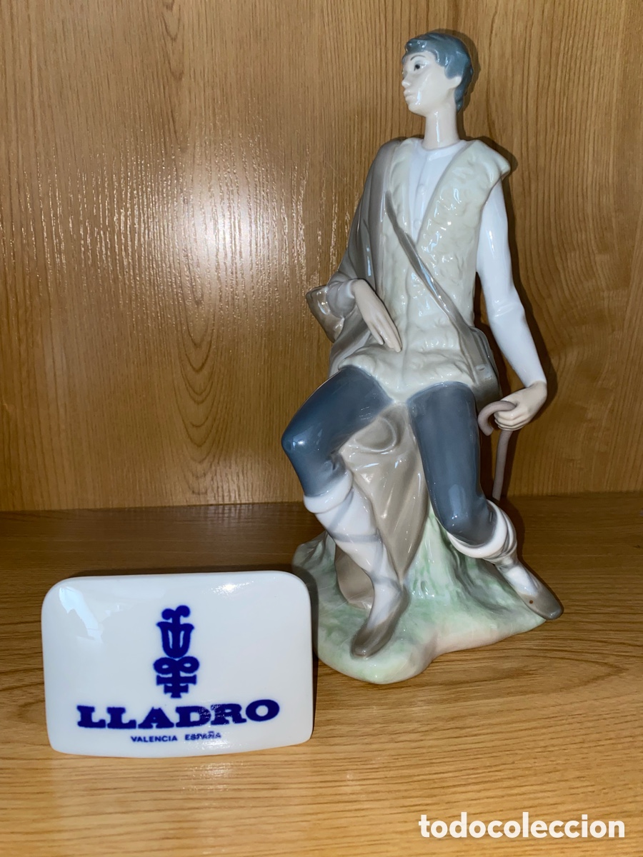 Antig&uuml;edades: Figura pastor de LLADR&Oacute; - Foto 1