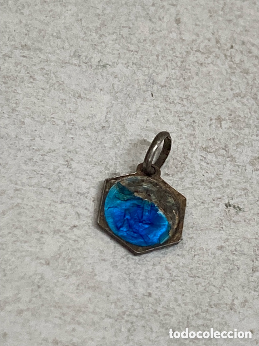 Antig&uuml;edades: Medalla de plata religiosa C498 - Foto 1
