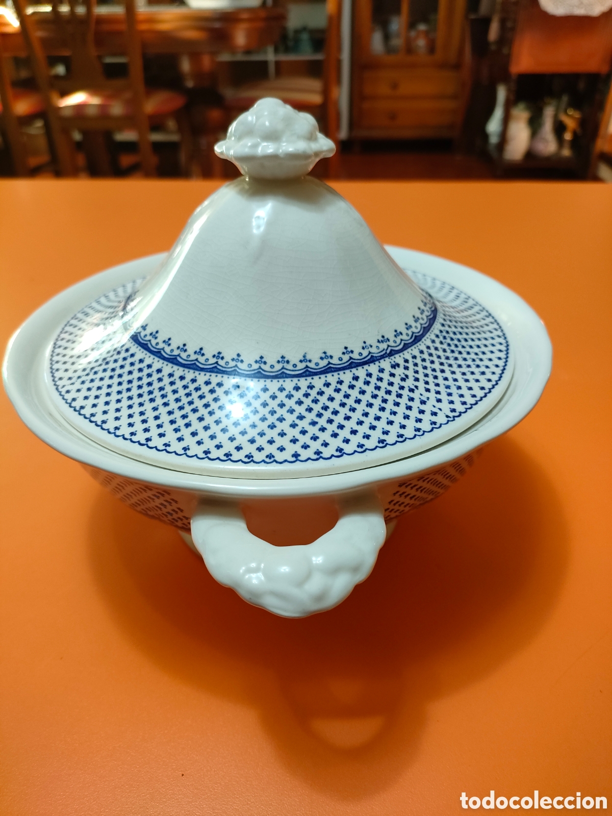Antig&uuml;edades: Legumbrera Masons estilo Louise - Foto 4