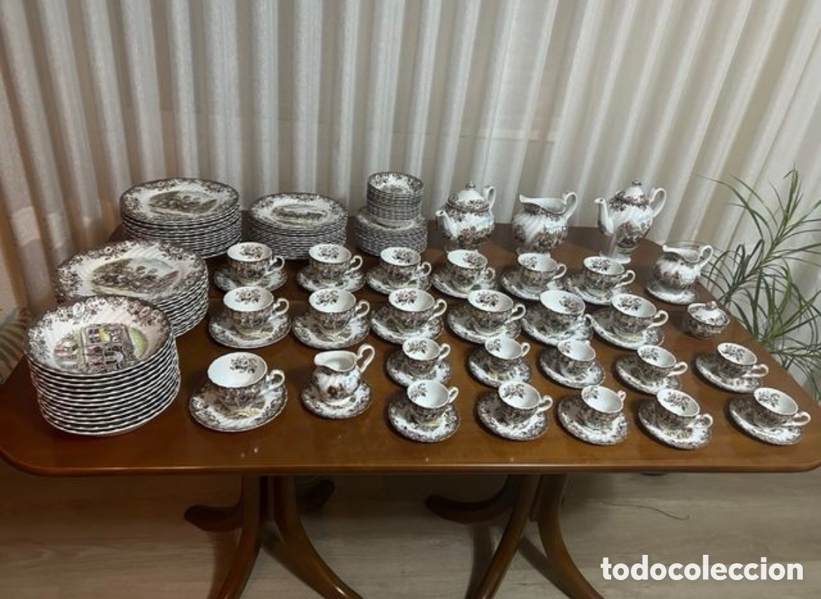 Antig&uuml;edades: Vajilla inglesa completa &ndash; Johnson Brothers - Foto 3