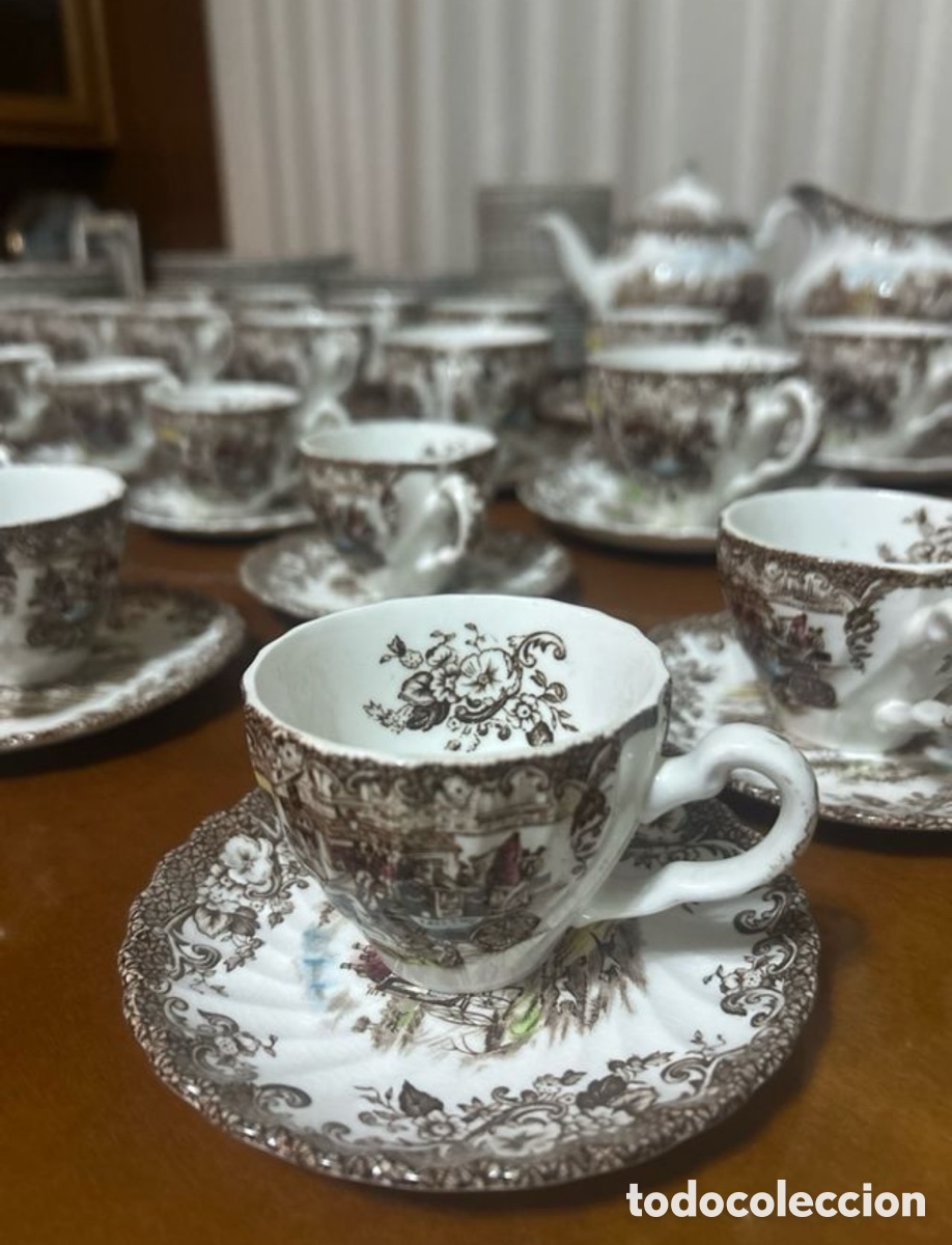 Antig&uuml;edades: Vajilla inglesa completa &ndash; Johnson Brothers - Foto 6