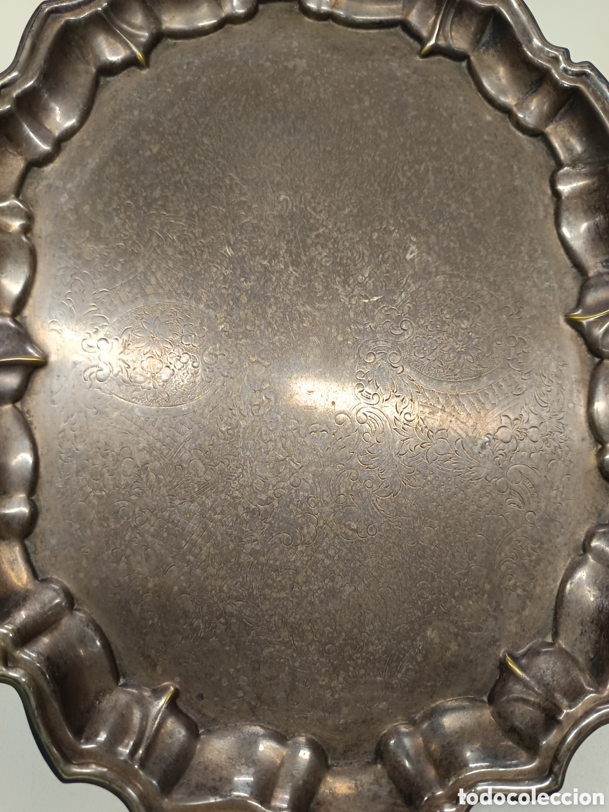 Antig&uuml;edades: Bandeja antigua chapada en plata SILVERPLATE - Foto 3