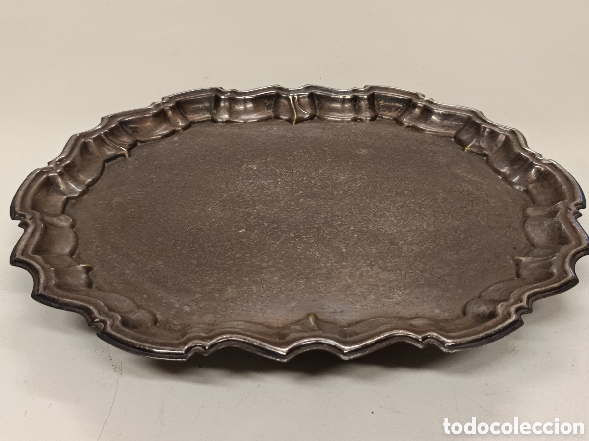 Antig&uuml;edades: Bandeja antigua chapada en plata SILVERPLATE - Foto 1