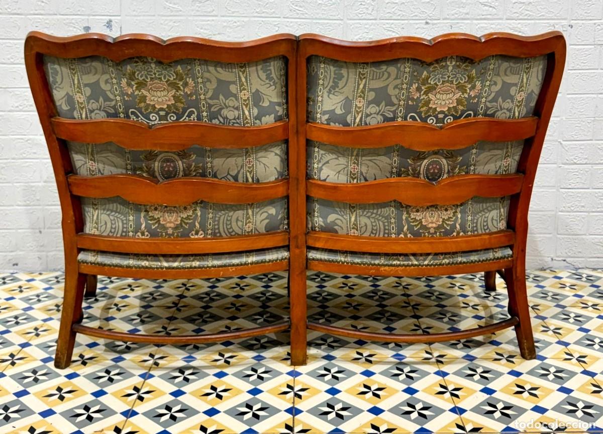 Antig&uuml;edades: Antiguo sof&aacute; con sillones - Foto 5