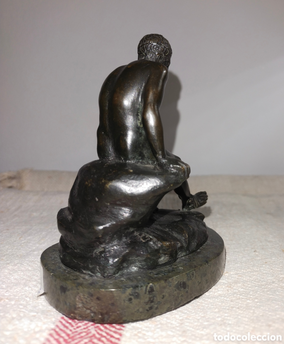 Antig&uuml;edades: Antigua figura en bronce - Foto 6