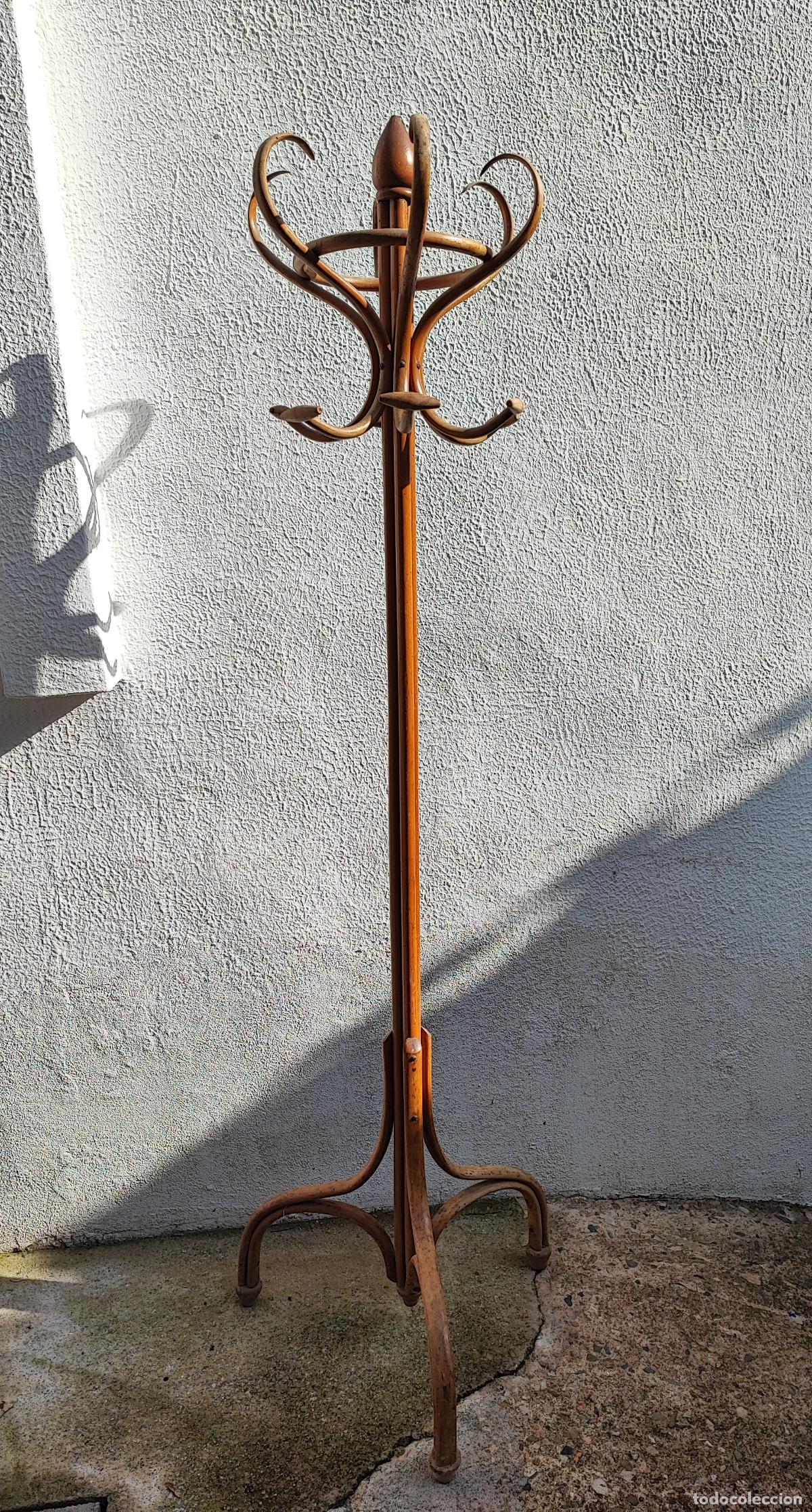 Antig&uuml;edades: PERCHA ESTILO THONET DE PIE - Foto 2