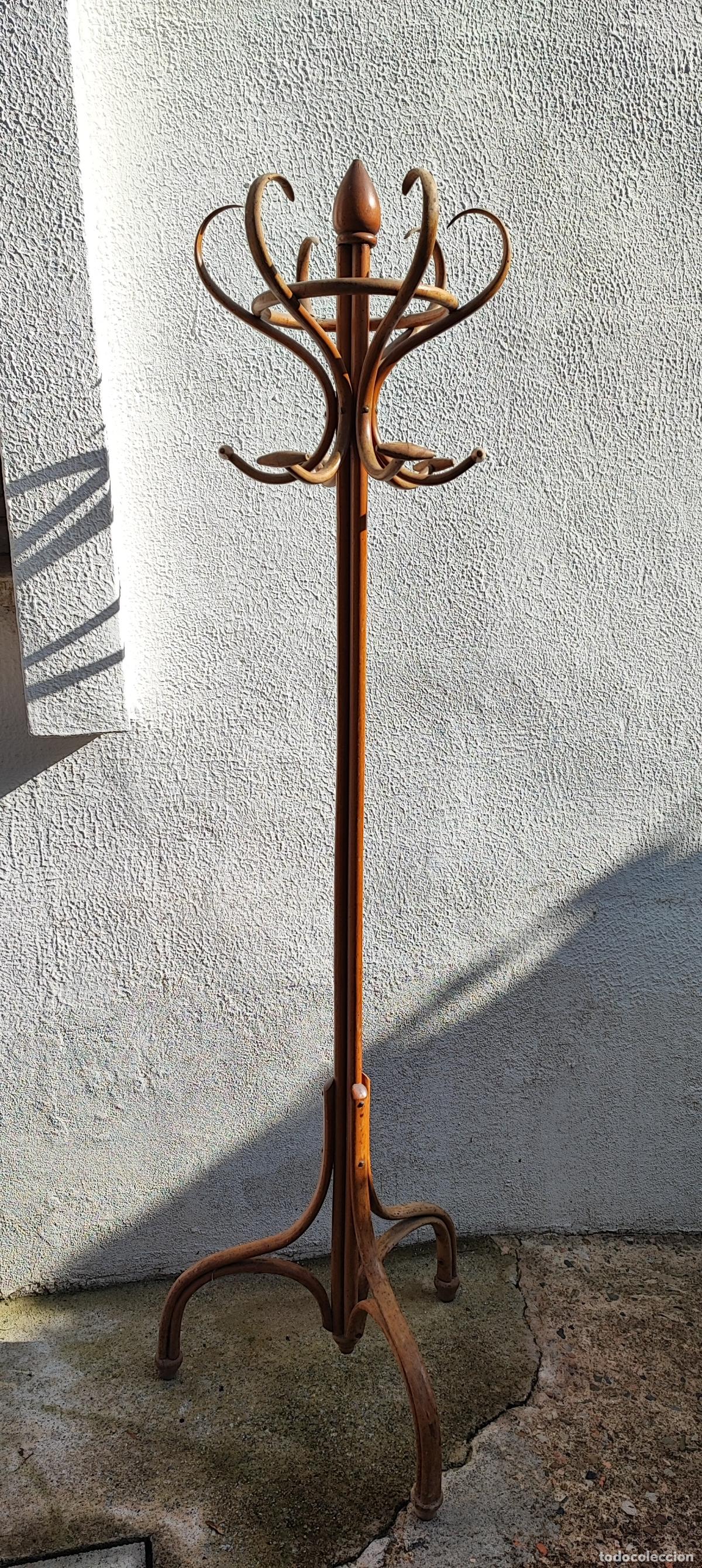 Antig&uuml;edades: PERCHA ESTILO THONET DE PIE - Foto 3