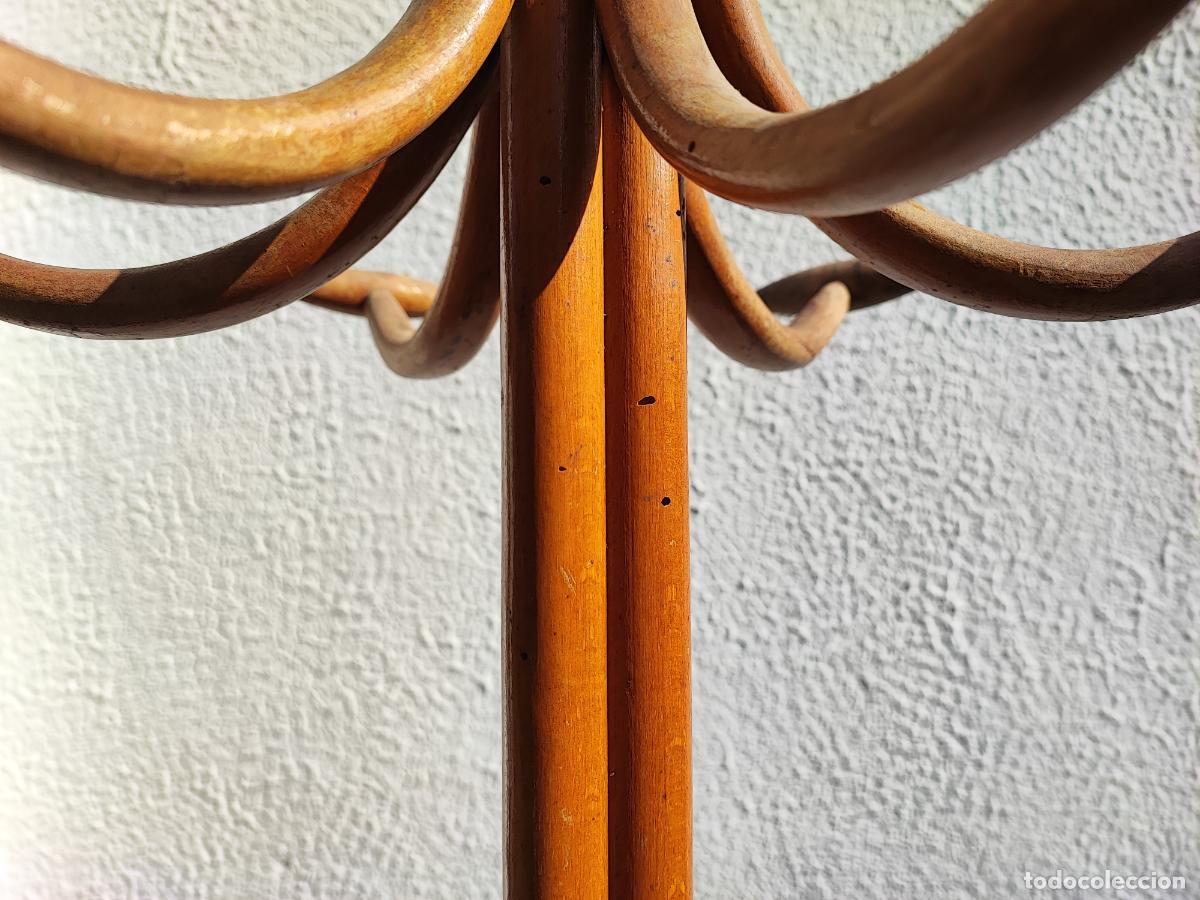 Antig&uuml;edades: PERCHA ESTILO THONET DE PIE - Foto 4
