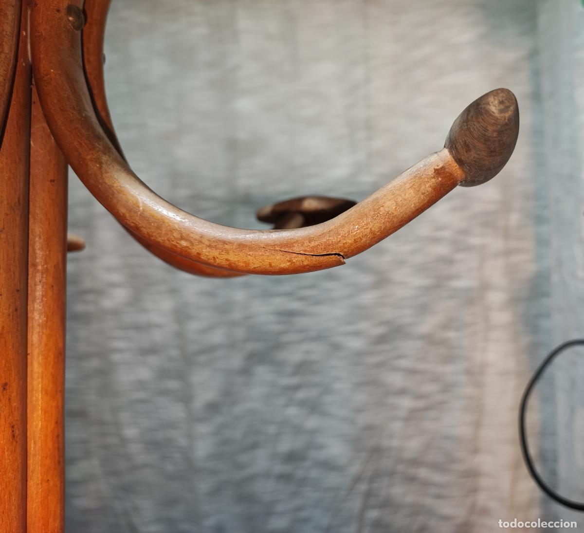 Antig&uuml;edades: PERCHA ESTILO THONET DE PIE - Foto 6