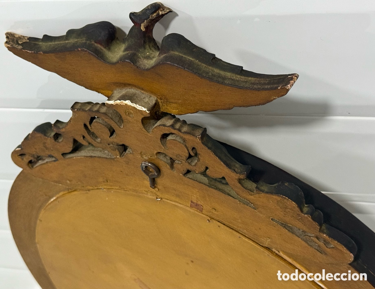 Antig&uuml;edades: ANTIGUO Y ESPECTACULAR ESPEJO REGENCY PAN DE ORO - Foto 22