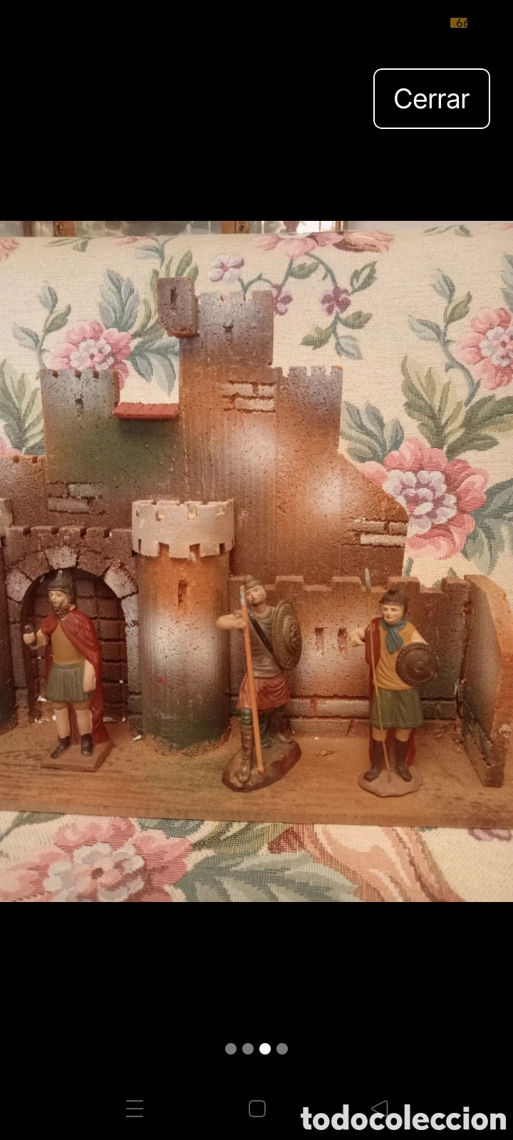 Antig&uuml;edades: Castillo de Herodes del Bel&eacute;n con cinco figuras - Foto 2
