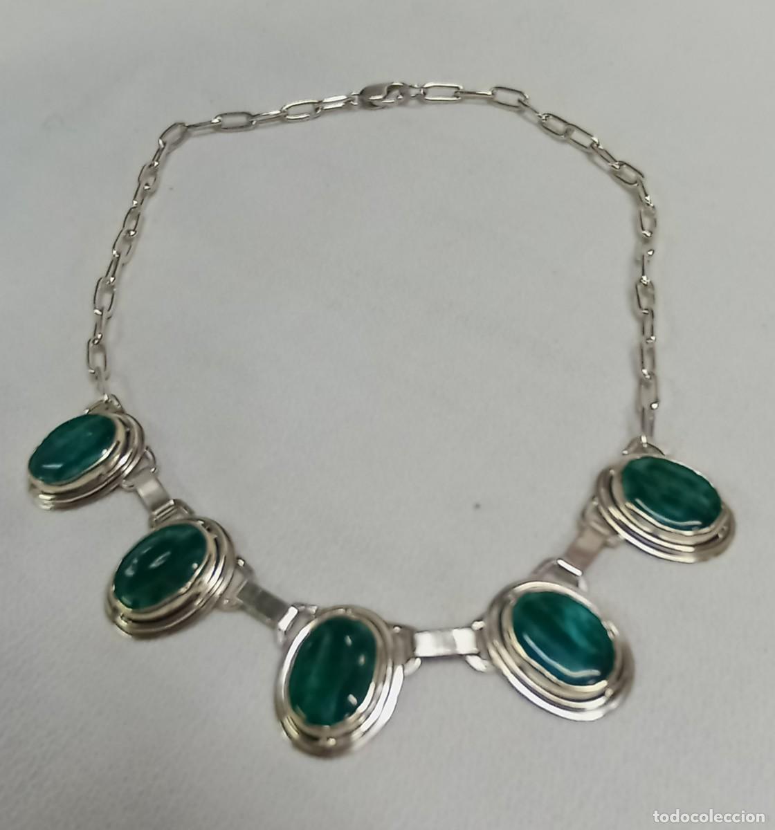 Antig&uuml;edades: COLLAR DE PLATA DEL SIGLO XX - Foto 1