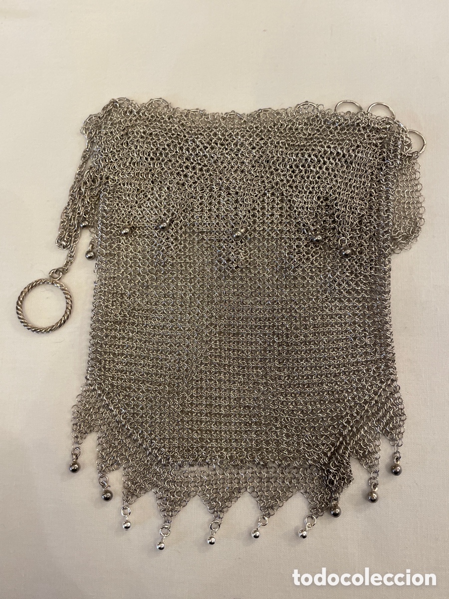 Antig&uuml;edades: Bolso plata siglo XIX - Foto 3